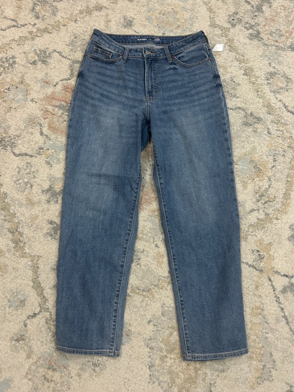 Old Navy Medium Blue High-Rise OG Loose Jeans